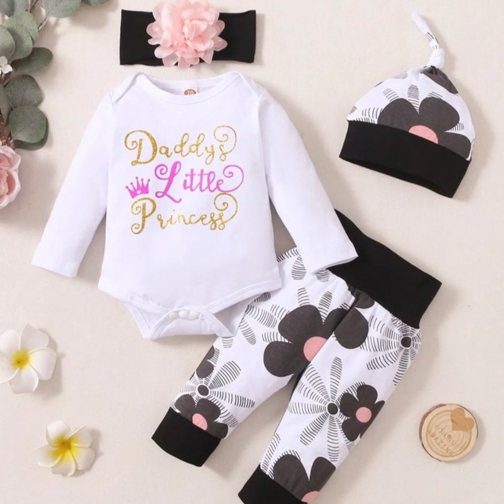 Baby girl 4 pc set